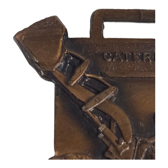 CAT Caterpillar Watch Fob Tractor Loader Copper Gibbs-Cook Des Moines Iowa - Picture 3 of 9